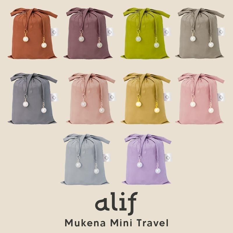 MUKENA TRAVEL MINI POUCH BY ALIF MODERN WEAR | MUKENA MINI | MUKENA PRAKTIS | MUKENA KEKINIAN | MUKE