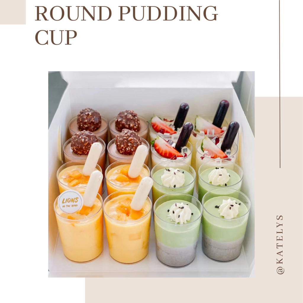 Tempat Kue Puding Model Gelas | Toples Dessert | Mini Dessert Box