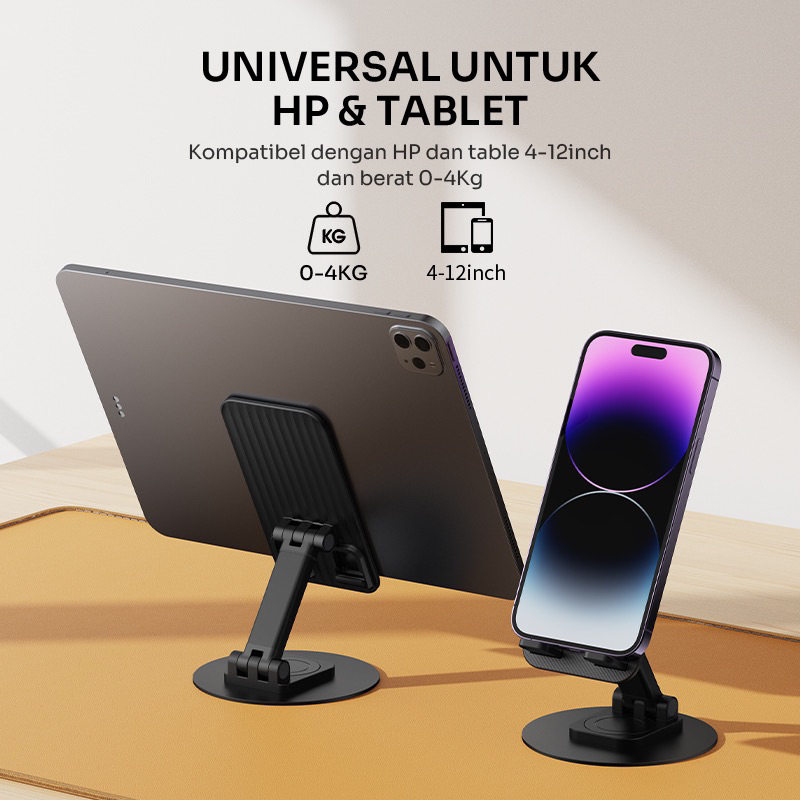 Stand Holder Universal ROBOT RT-US09 Smartphone, Tablet Adjustable Stand Holder Original