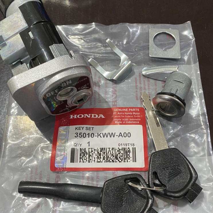 110 REVO KUNCI KONTAK KEYSET KEY SET JOK HONDA MOTOR OLD LAMA