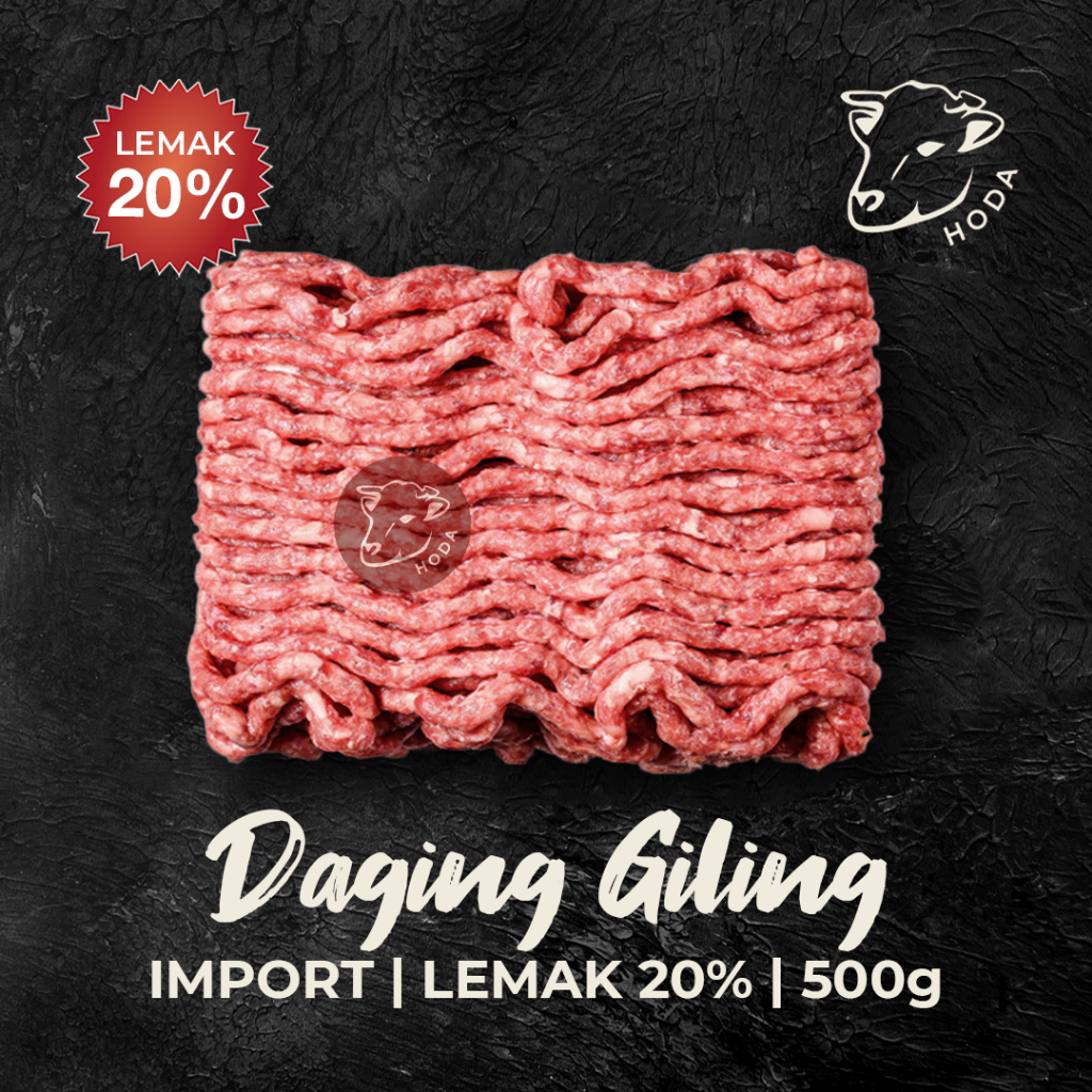 

Daging Giling Sapi Impor AUS 80CL Lemak 20% 500gr