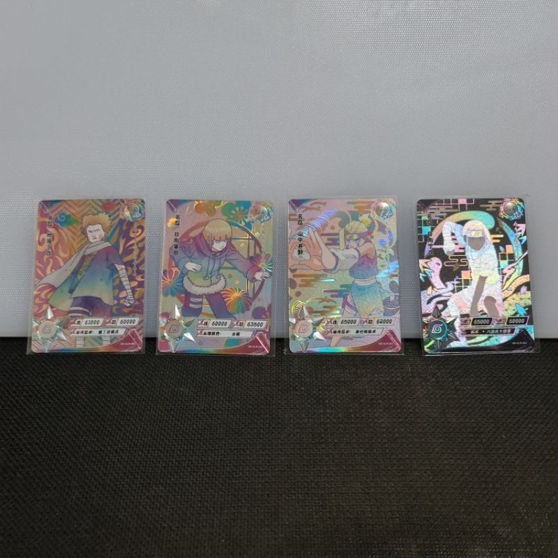 Gashapon Gacha Japan Kartu Card Naruto Kayou TCG Game T4W5 T4 W5 SLR