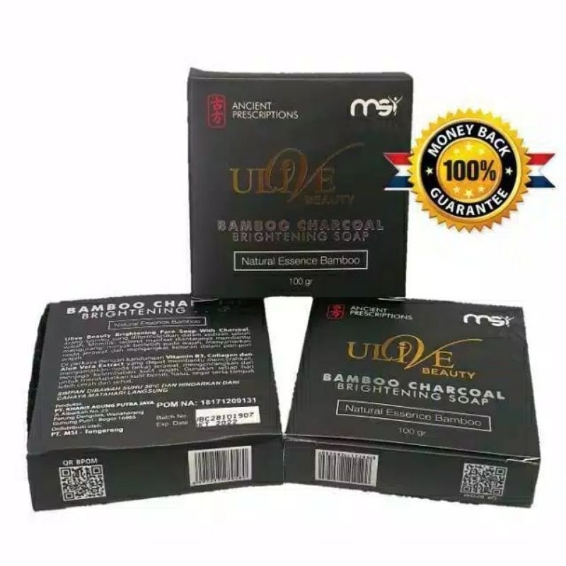 SABUN BAMBO CHARCOAL ULIVE BEAUTY