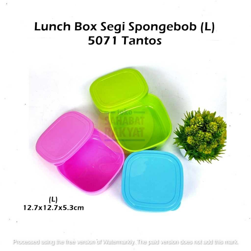 Lunch Box / Tempat Makan Tantos Spongebob &amp; Dora