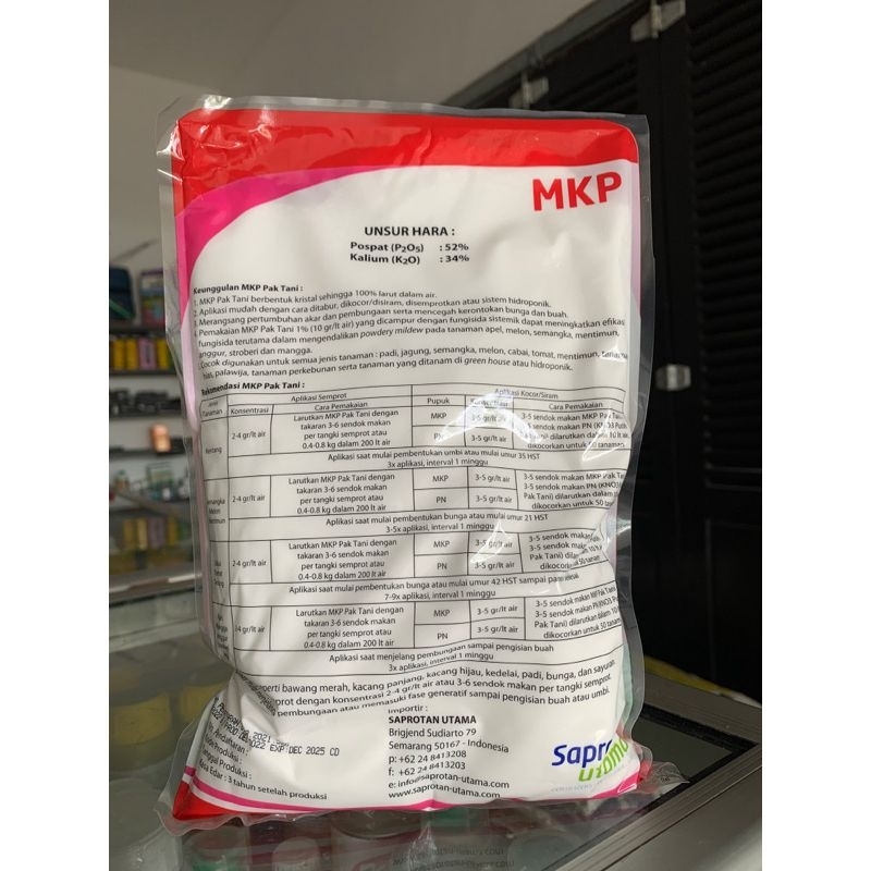 Pupuk Mkp Pak Tani Original ISI 1KG