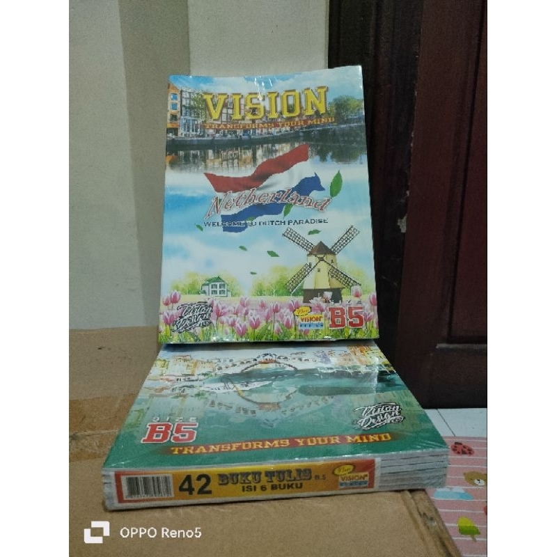 

Buku vision boxy 1 pack isi 6buku 42lembar