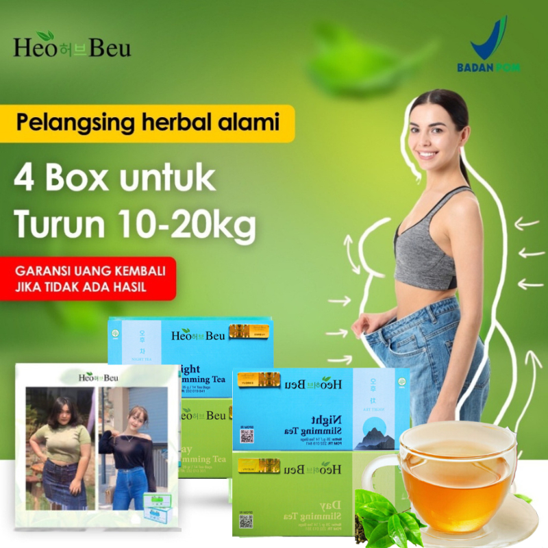 

HEO BEU Slimming Tea Teh Herbal Diet Pelangsing Badan Paling Ampuh Mengatasi Lemak Dalam Tubuh Dan Memperlancar BAB