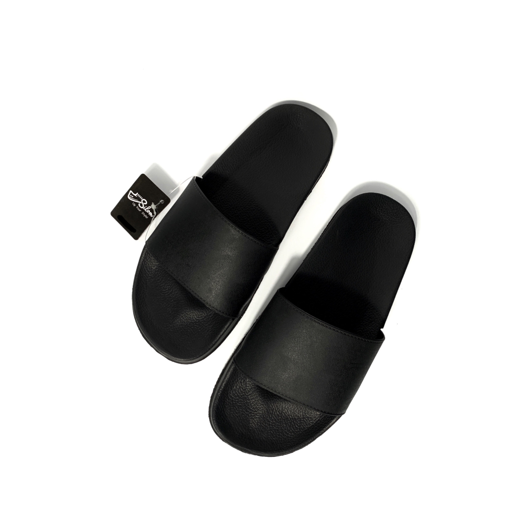 Sandal Pria Model Slide Anti Air Sendal Slop Flip Flop Karet Silom S-01