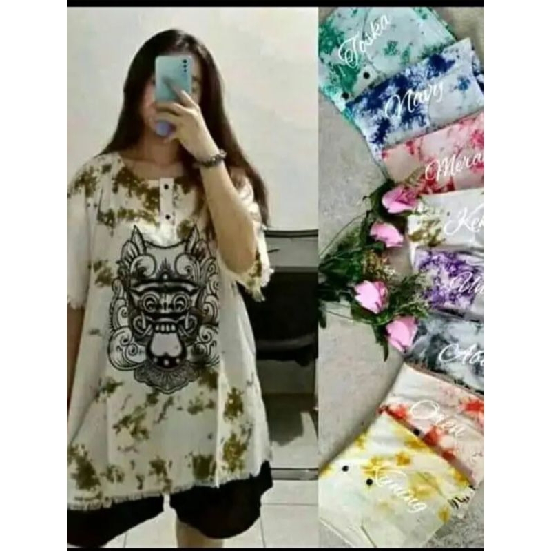 Kaos barong Bali pria wanita standar & jumbo