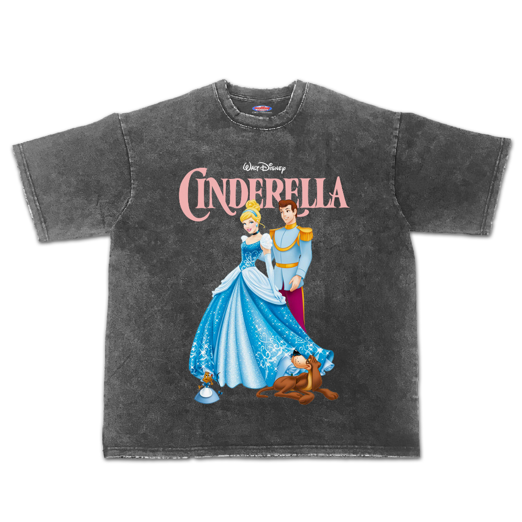 Kaos Cinderella Disney Oversize Stone Wash