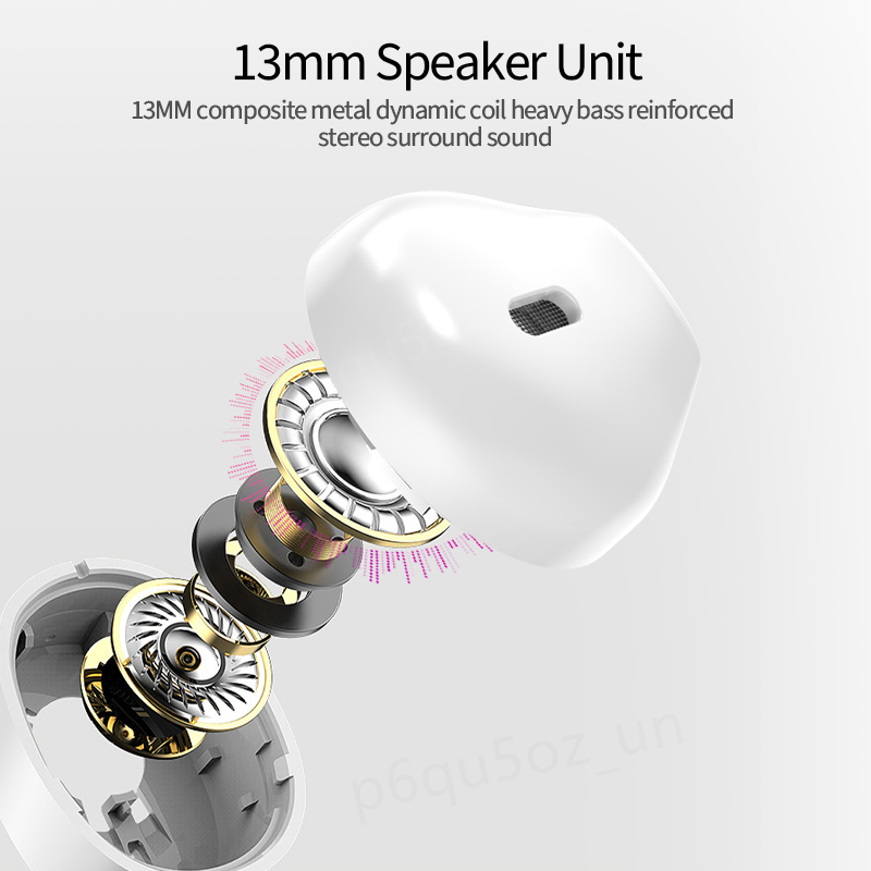 Lenovo XT98 TWS Earphone Bluetooth 5.3 In-Ear HiFi Stereo Nirkabel Tahan Air Olahraga Mini Headset untuk Android/iOS