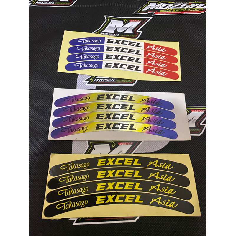 stiker velg Excel asia