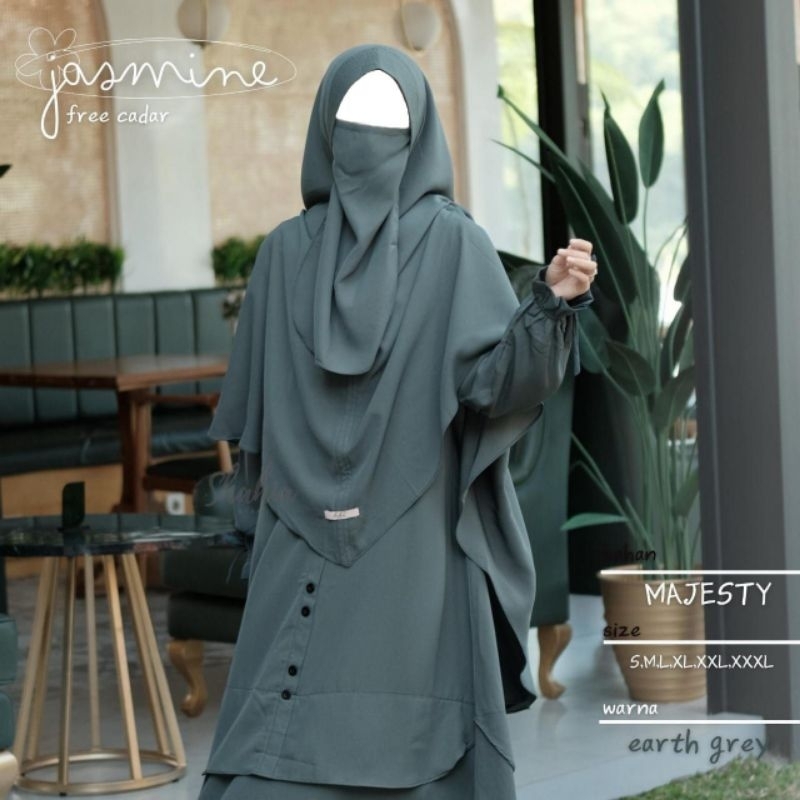 JASMINE BY SHAHIA [Size M] | Gamis set syari murah
