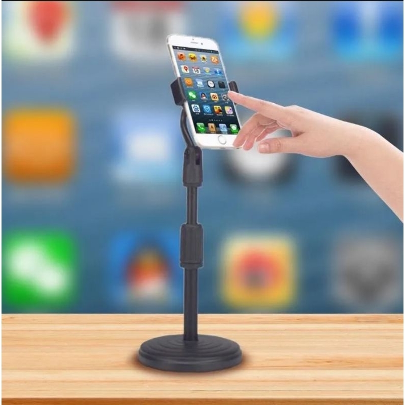 Stand Holder Handphone Penyangga Broadcasting Bisa Putar 360 Derajat HD25