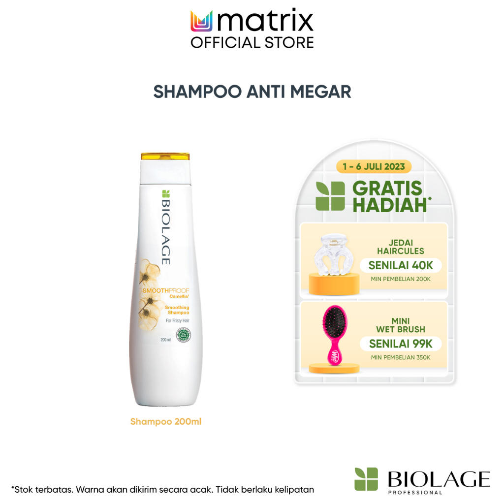 Biolage Smoothproof Shampoo 200 ml - Shampoo Professional Perawatan Rambut Megar