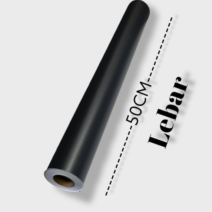 skotlet/sticker hitam doff ukuran 150cm untuk body mobil kwalitas terbaik