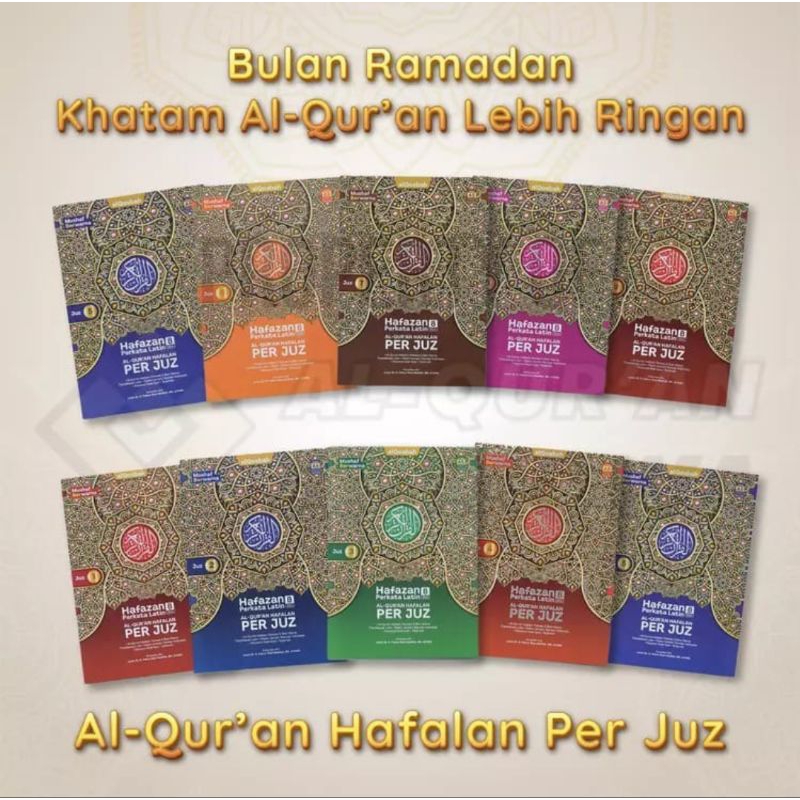 Al Quran Al Madrasah Duo Latin B5 Per Juz (Juz 1-30),Al Quran Duo Latin Perjuz Al Madrasah Hafalan Super Mudah