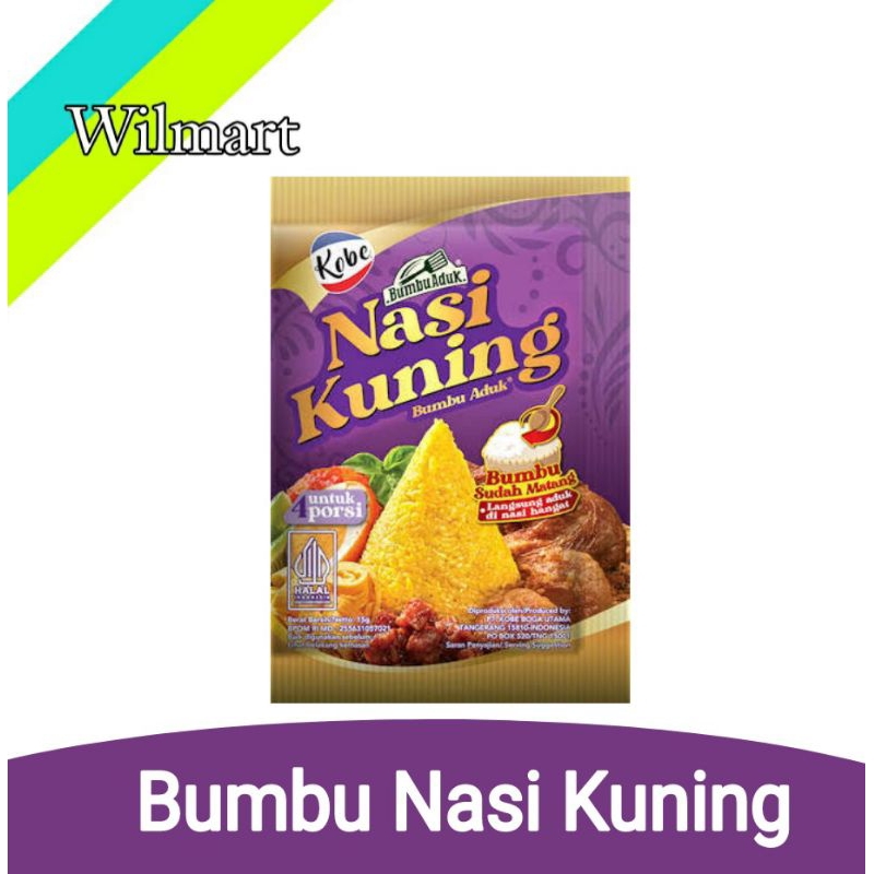 

kobe bumbu nasi kuning sachet