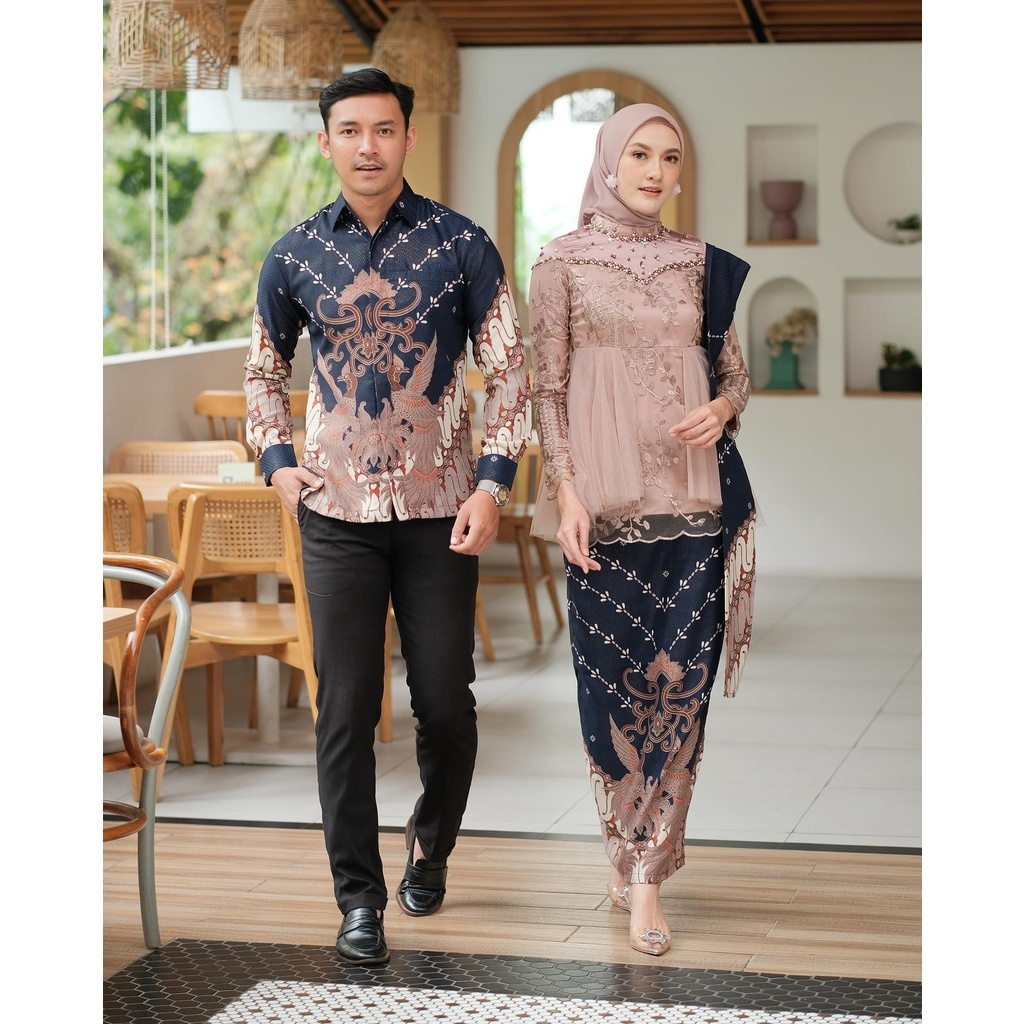 NEW ARRIVAL//READY JUMBO SET KEBAYA COUPLE AMERA SERIES MODERN KEBAYA WISUDA SET TUNIK LAMARAN BAJU COUPLE KONDANGAN KELUARGA PASANGAN KEKINIAN TERBARU 2023 KEBAYA BROKAT KOMBINASI TILLE MUTIARA