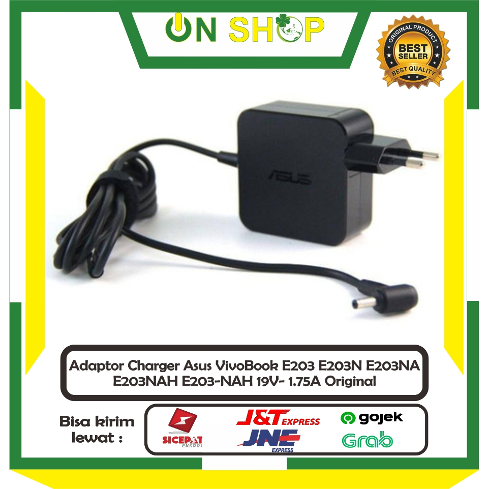 Adaptor Charger Asus VivoBook E203 E203N E203NA E203NAH E203-NAH 19V- 1.75A Original