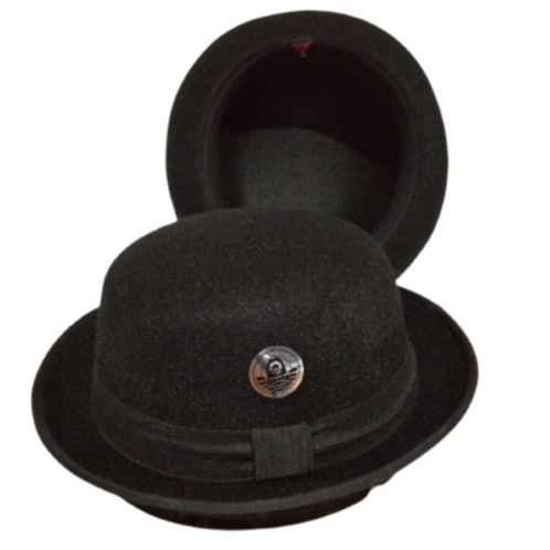 Bowler Press Hat Original Caplin Premium Laken Dewasa