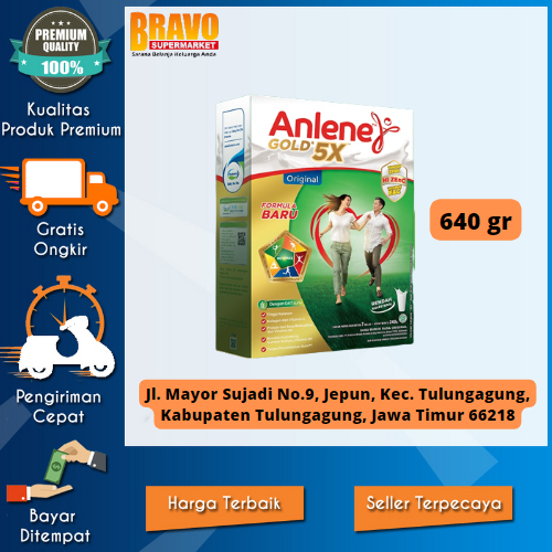 

Bravo Supermarket Tulungagung - Anlene Gold Original 640gr