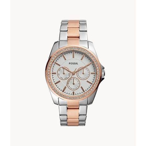 Jam BQ3420 Janice Multifunction Two-Tone Stainless Steel Watch