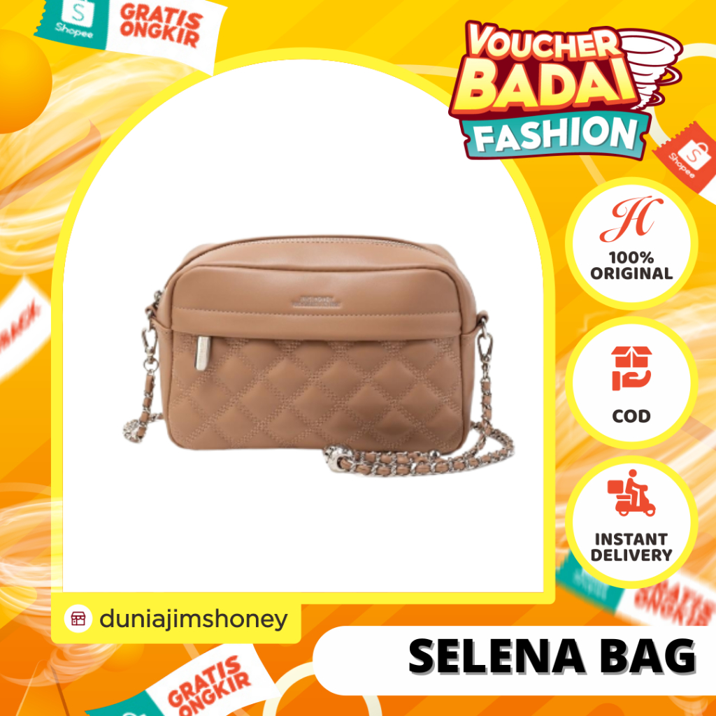 Jims Honey Selena Bag Tas Selempang Bahu Wanita Import JH Berkualitas