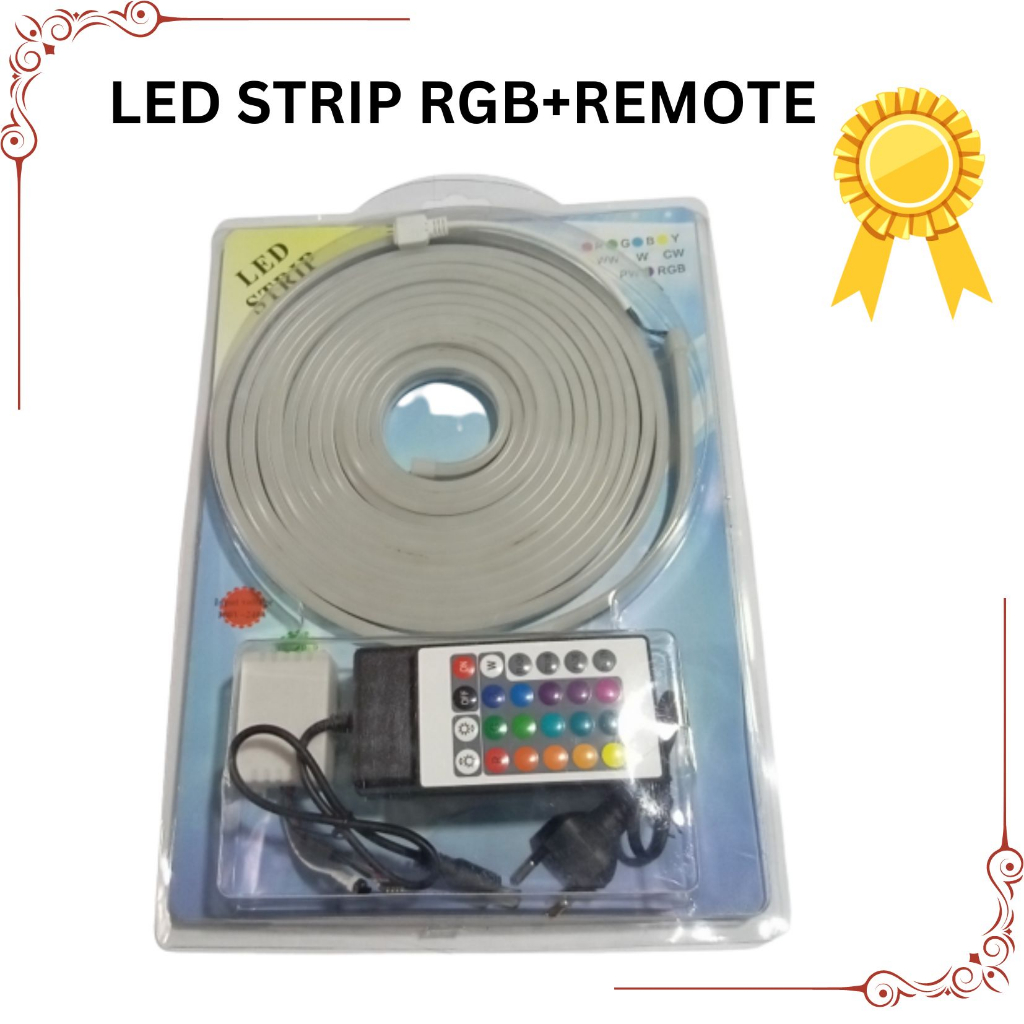 LED STRIP RGB+REMOTE 5 MTR LED STRIP MODEL BARU