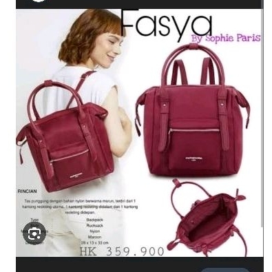 TAS RANSEL FASYA SOPHIE MARTIN