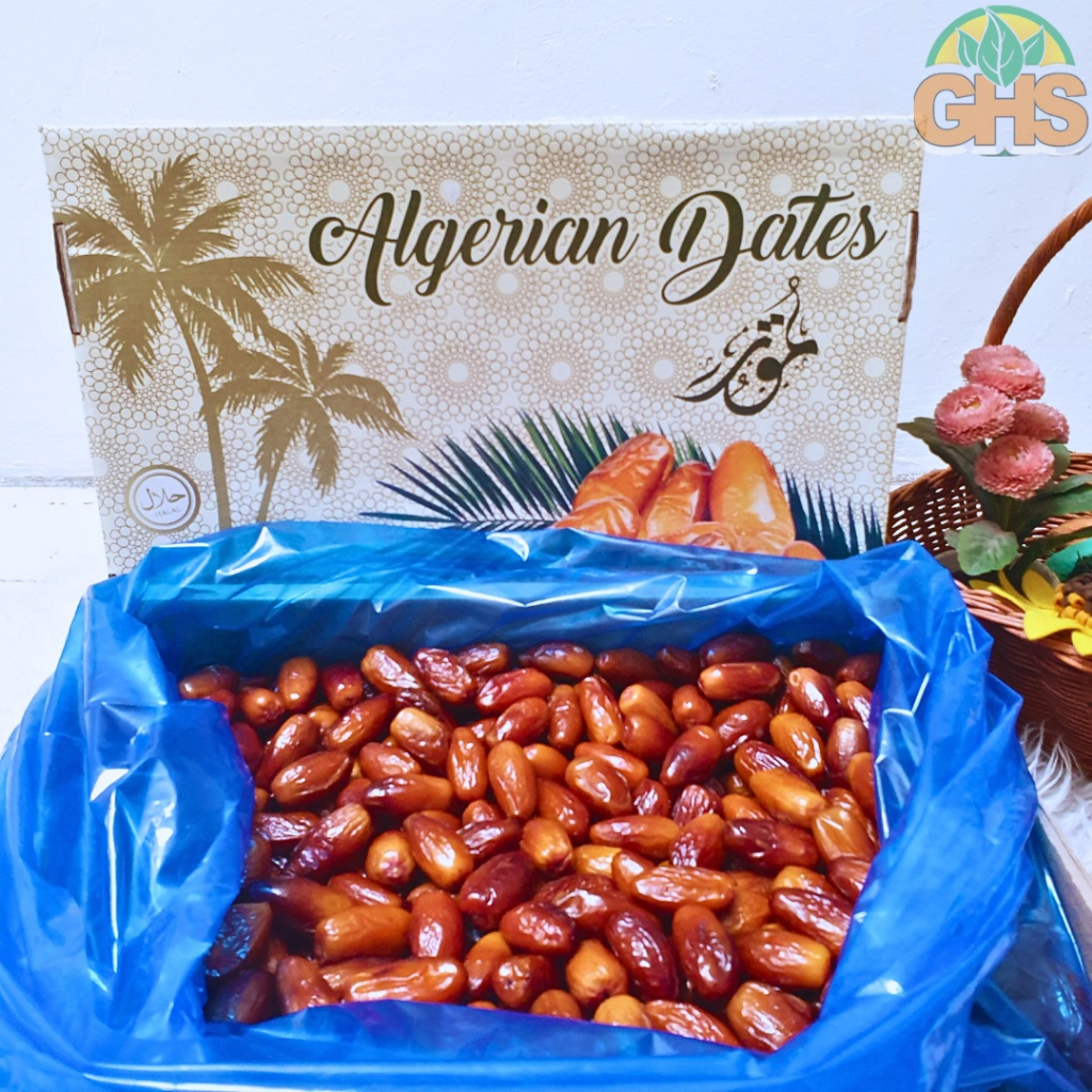 

KURMA TUNISIA TUNIS MADU 5 KG MERK KING DEGLET NOUR/ALGERIA/PALM TUNIS/DATES YASIN Kuurma Manis Kurma Sehat Kurrma Enak Khalas Sukari