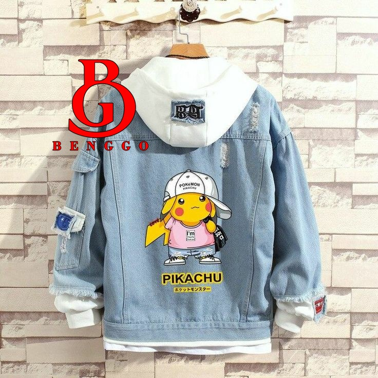 BENGGO.ID | Jaket Jeans Oversize / Jaket Jeans Oversize Pria / Jaket Jeans Oversize Wanita / Jaket J