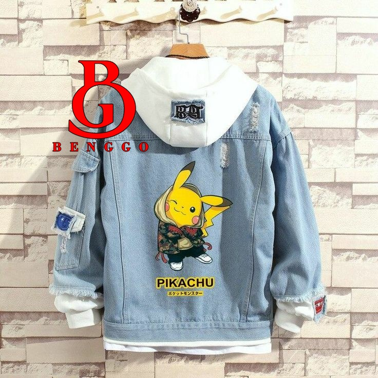 BENGGO.ID | Jaket Jeans Oversize / Jaket Jeans Oversize Pria / Jaket Jeans Oversize Wanita / Jaket J