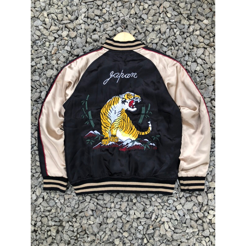 Sukajan tiger tora bambu