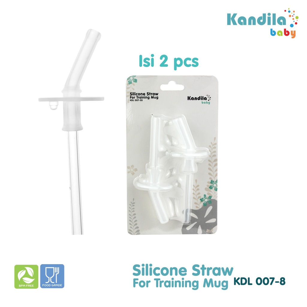 KANDILA KDL007-SS SILICONE STRAW FOR TRAINING MUG