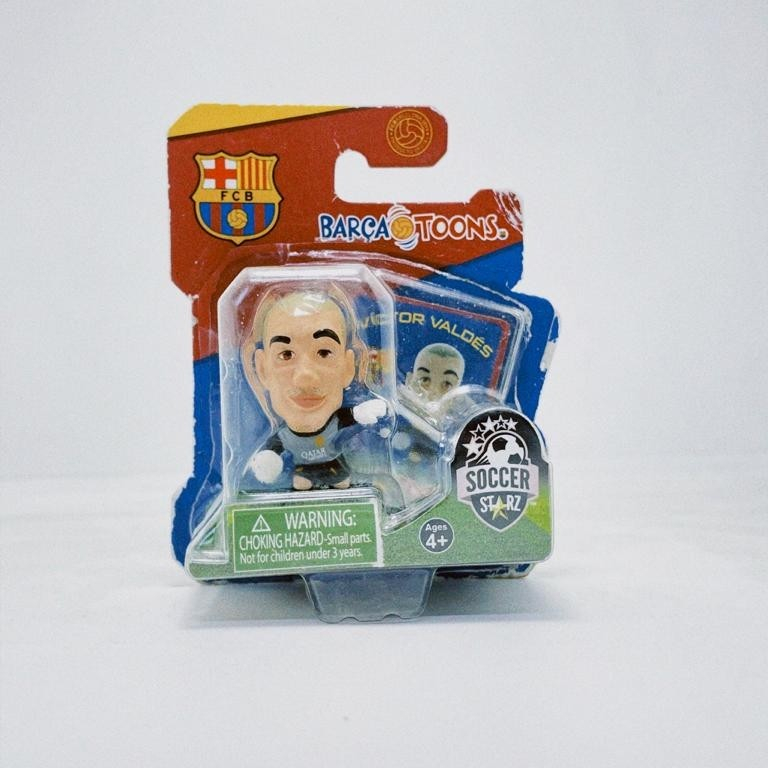 Action figure original soccerstarz Victor Valdes Barcatoons series