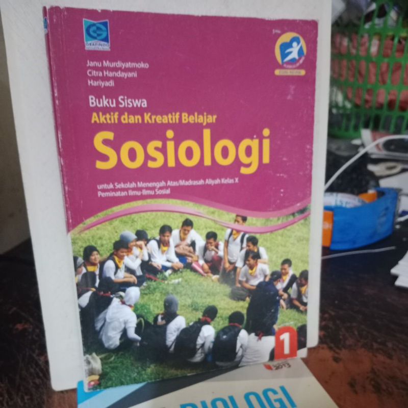 buku sosiologi SMA kelas 1-10 penerbit grafindo