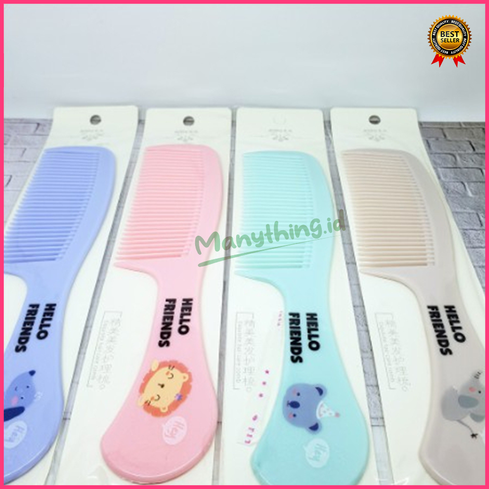 SISIR RAMBUT BESAR KARAKTER / SISIR GAGANG FULL MOTIF LUCU WARNA WARNI TERMURAH / 1PCS SISIR RAMBUT