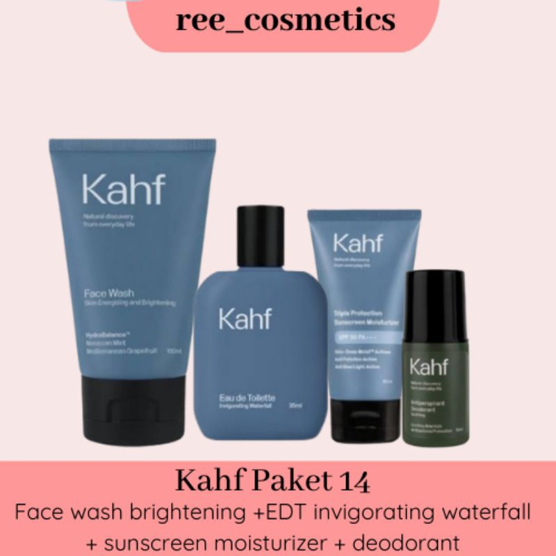 Kahf Paket Lengkap Pria Murah | Skincare Kahf Pria Lengkap