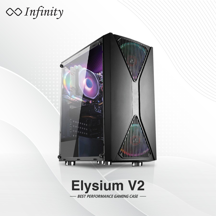 PC Case Gaming Infinity Elysium V2 m ATX / ATX - Casing Komputer