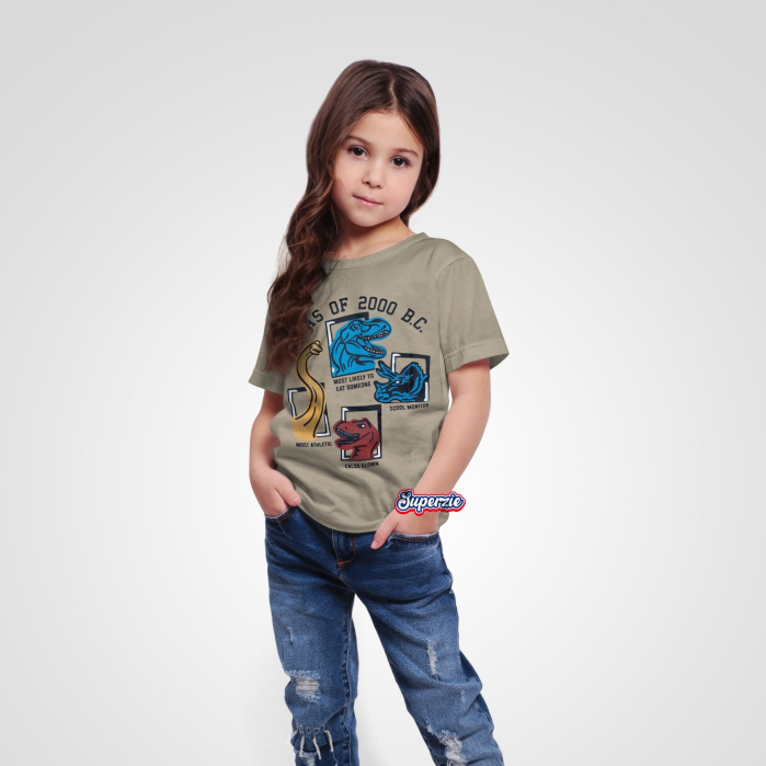 Kaos Anak Oblong Laki-Laki 4DINO COKSU ANIMASI threepoint elysium RG Kids