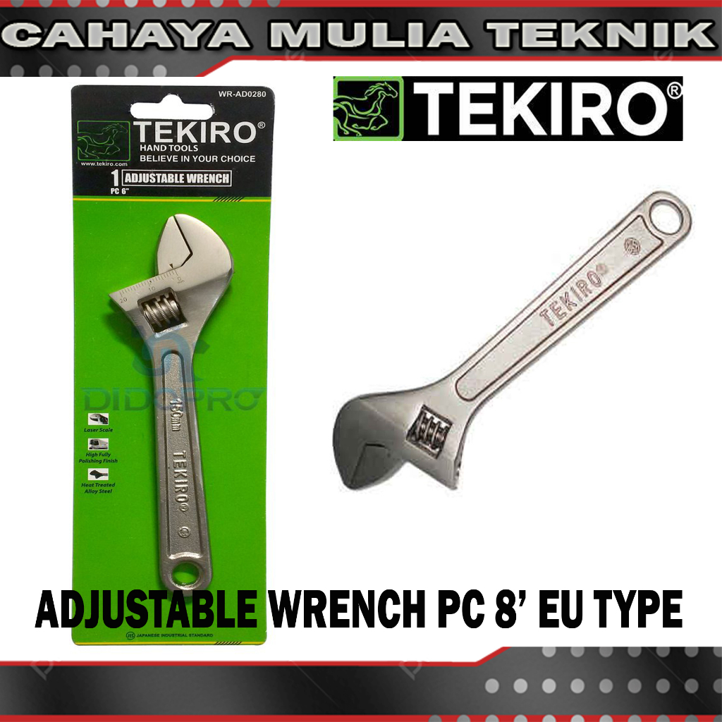 KUNCI INGGRIS TEKIRO 8'' INCH