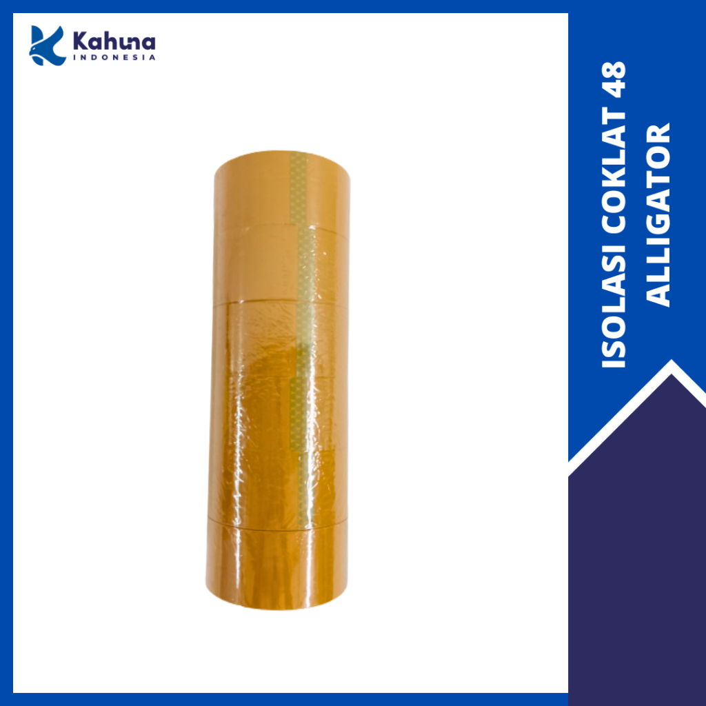 

Selotip / Solasi Coklat 48 Alligator per 1 pcs [5043414]