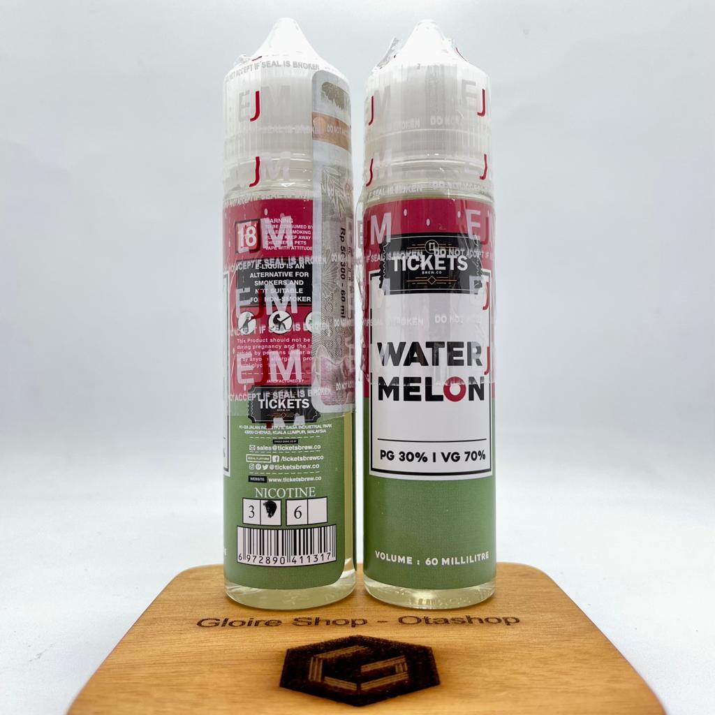 EJM Tickets Watermelon Strawberry by Ticket Brew 60ml 3mg liquid vape