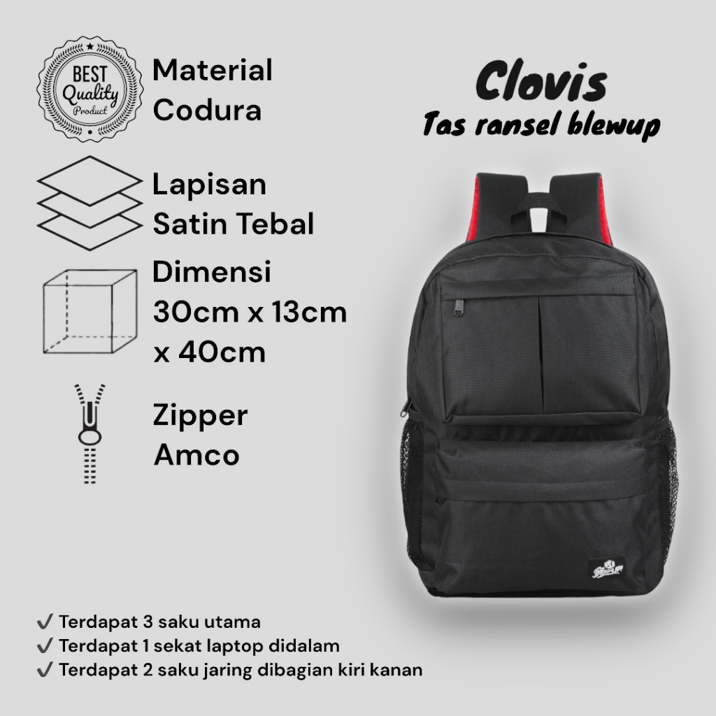 Tas Ransel Backpack Blewup Clovis