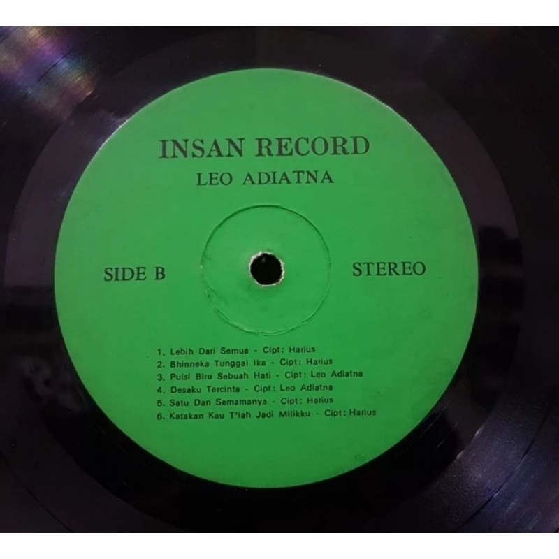 Vinyl Piringan Hitam 12 inchi Cut Yanthi &amp; Leo Adiatna