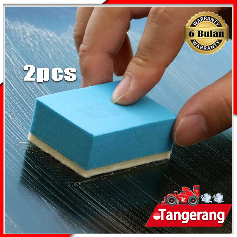 2pcs Glass Polishing Block Felt Block Pad Poles Kaca Jamur Kerak Air