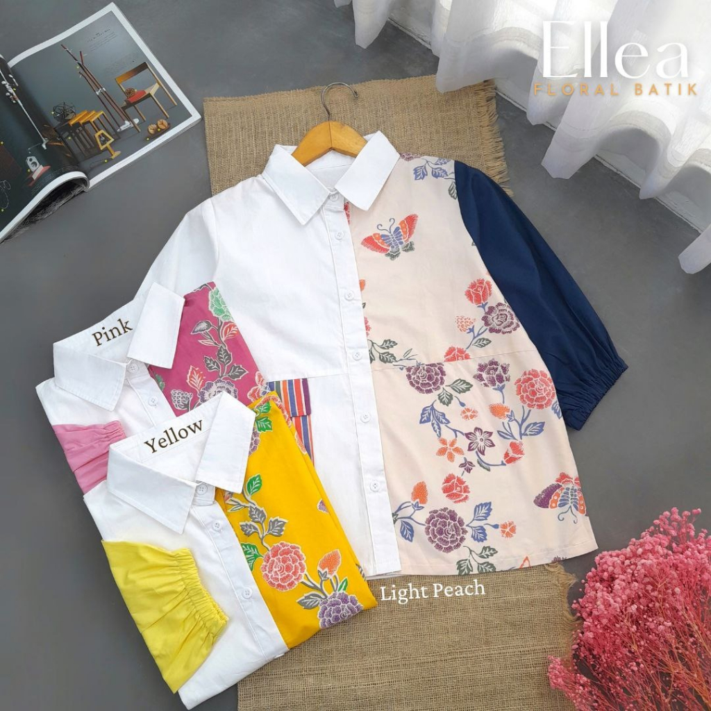 CallieTamami -  A 6562 Ellea Floral Batik ( Penempatan Motif Random )