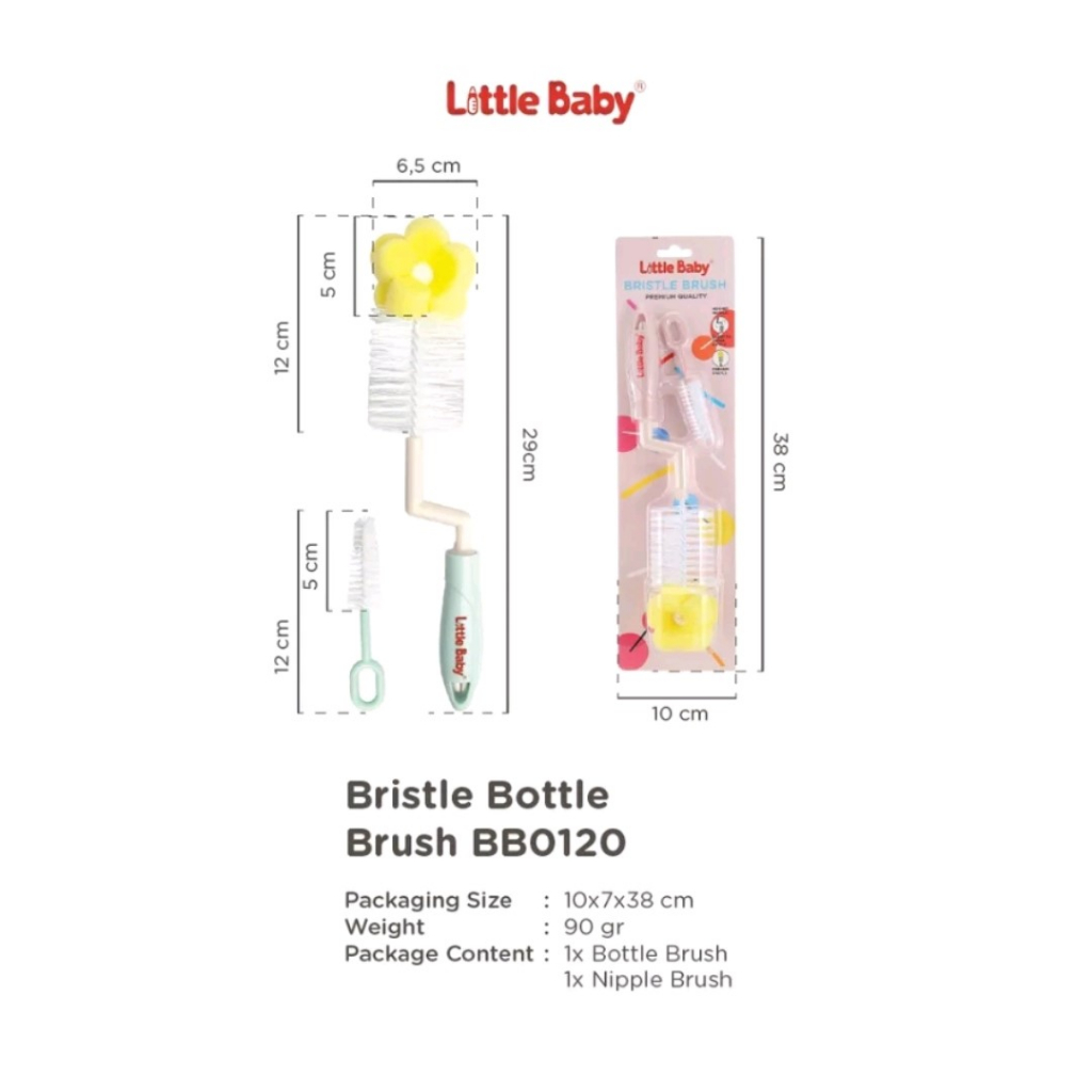 Little Baby - Bristle Bottle Brush Sikat Botol BB0120