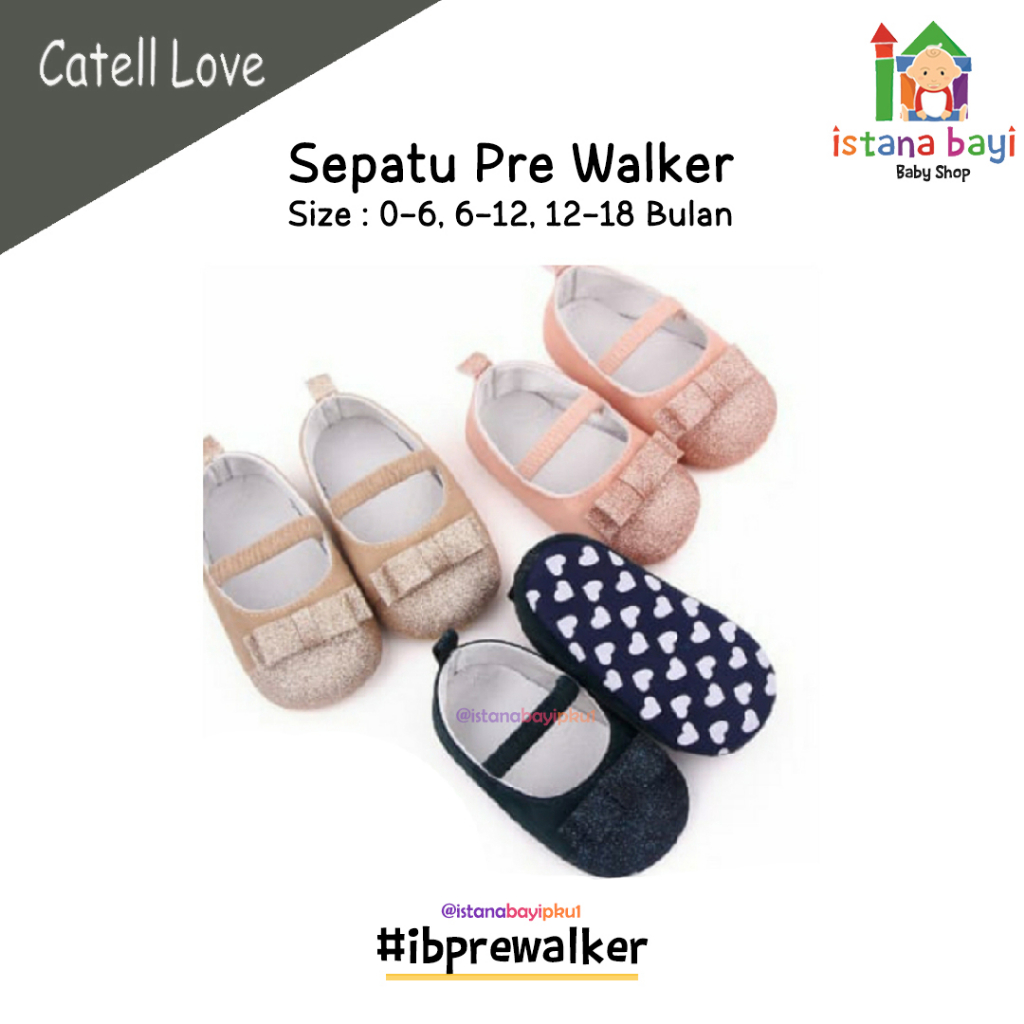 Sepatu Baby Prewalker Girl  / Sepatu Bayi Murah